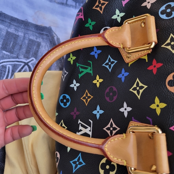 Louis Vuitton Noir Multicolor Speedy 30 - Picture 12 of 17